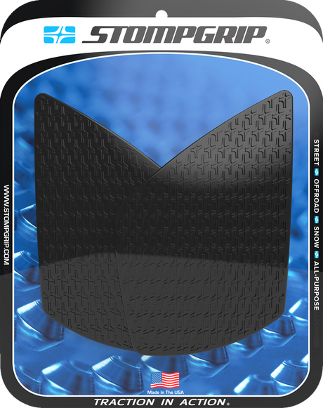 Traction Pad Tank Grips - Icon - Black - Street Triple 765 2023 - 2024