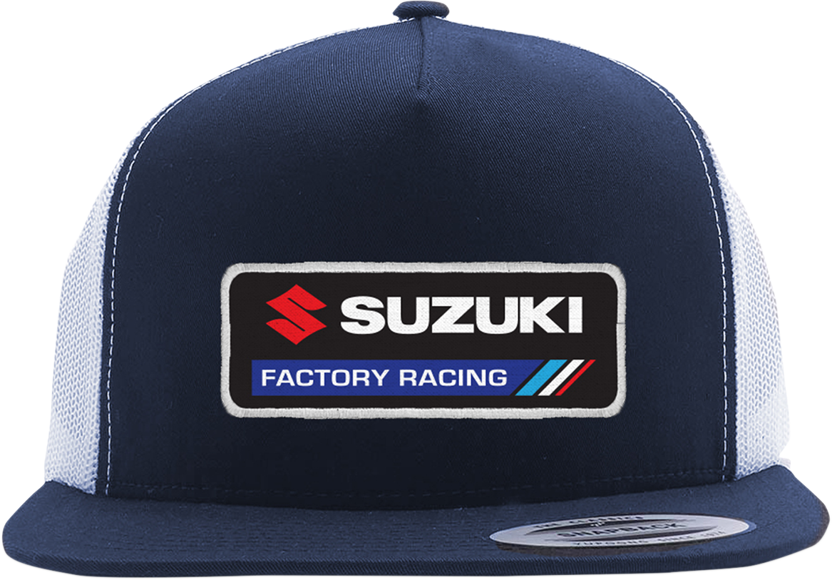 Suzuki Factory Hat - Navy/White