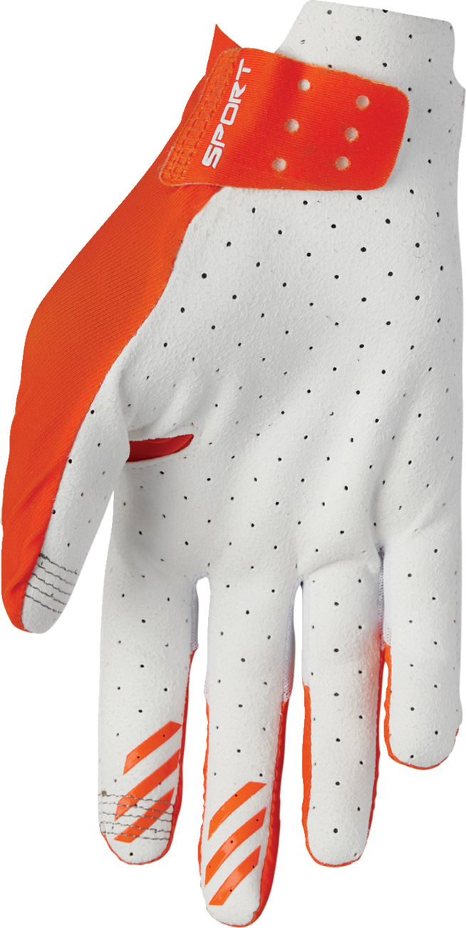 SPORTMODE Vented Gloves - Iconic Orange - Small