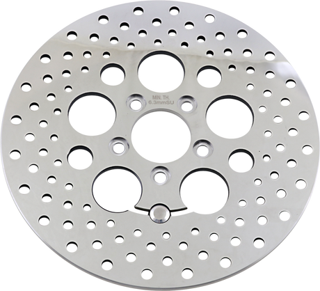 Drilled Brake Rotor - Rear - 11.8\" - Touring 2008 - 2023