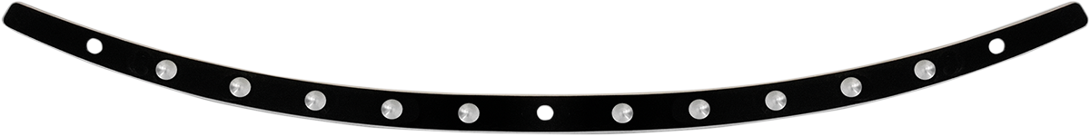 Windshield Trim - Black - Dish - FLH \'96-\'13 1996 - 2013