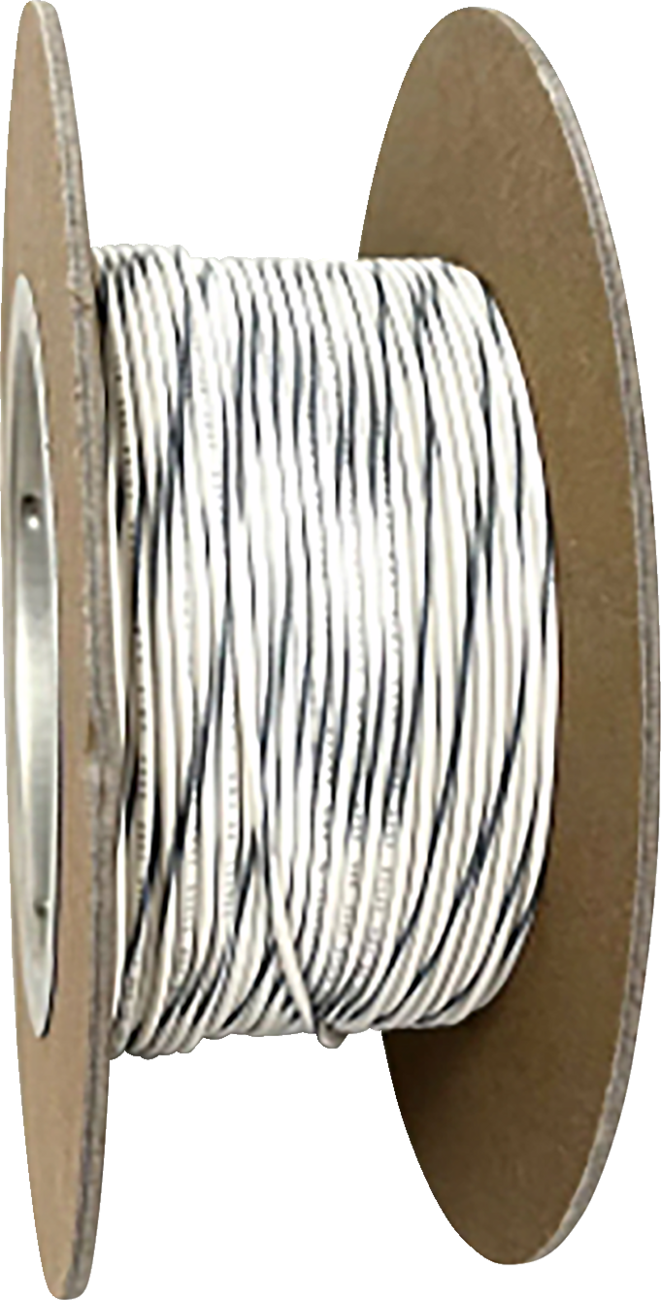100\' Wire Spool - 20 Gauge - White/Gray