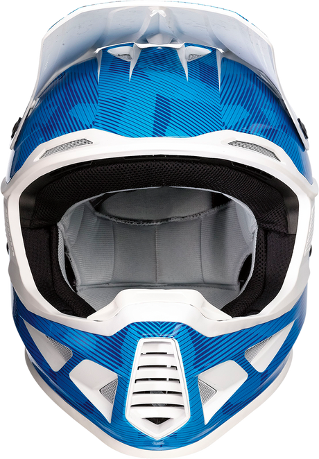 F.I. Helmet - Agroid Camo - MIPS® - Blue/White - 2XL