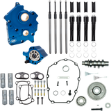 Cam Chest Kit with Plate - Gear Drive - Oil Cooled - 465 Cam - Black Pushrods - M8 2017 - 2020
