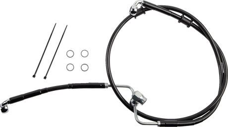 Brake Line - Rear - Non-ABS - Black 2018 - 2023