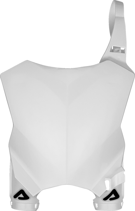 Raptor Number Plate - White