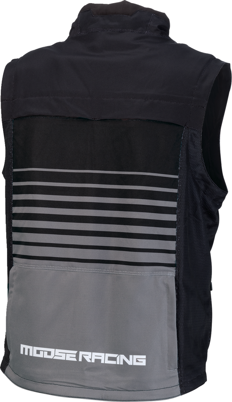 Moto Vest - Black/Gray - 3XL