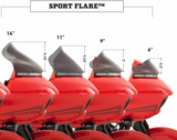 Sport Flare™ Windshield - 10\" - Clear - FLTRX 2023 - 2025
