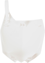 Front Number Plate - White 2010 - 2021