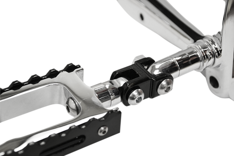 Male Footpeg Adapters - Black