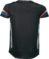 Mountain Bike Short-Sleeve Jersey - Blue/Orange - Large