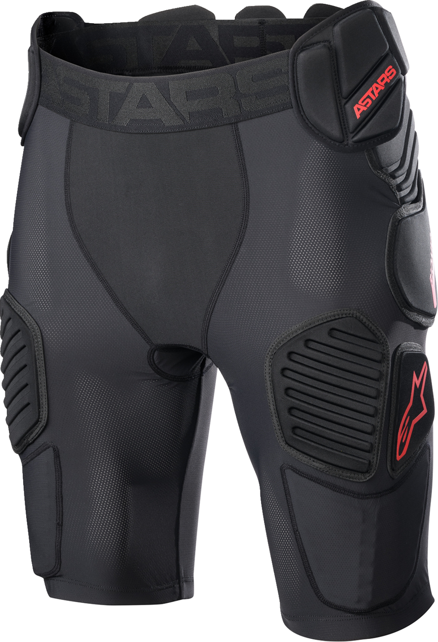 Bionic Pro Protection Shorts - Black/Red - Medium