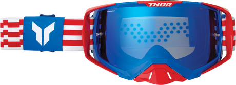 Activate Goggle - Patriot - Red/White/Blue - Blue Mirror Lens