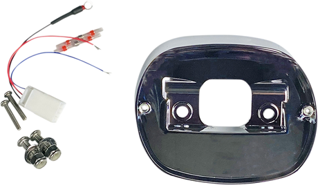 Taillight Baseplate - Chrome 1973 - 1998