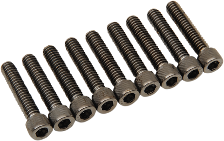 Bolt Kit - Camshaft Cover - Black/Chrome - Knurled - M8 2017 - 2021