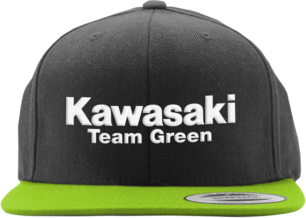 Kawasaki Team Green 2 Hat - Black/Green