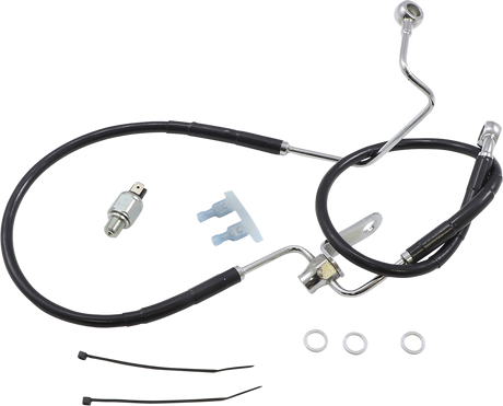 Brake Line - Rear - Black - +3\" ABS 2011 - 2017