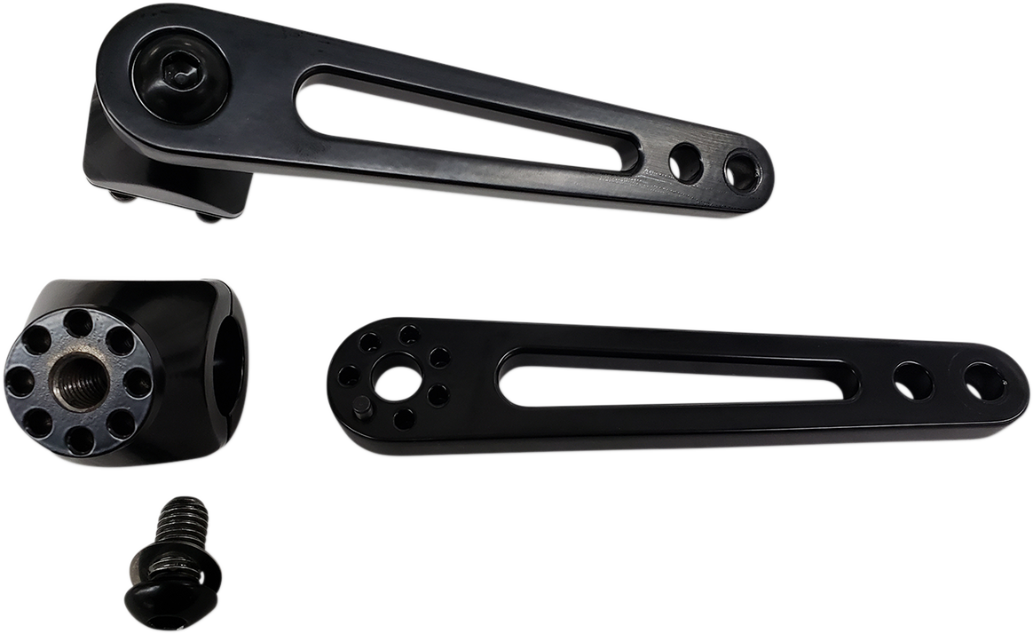 Adjustable Highway Peg Mounts - 1-1/4\" - Black