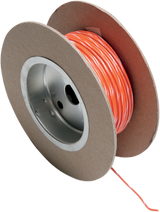 100\' Wire Spool - 18 Gauge - Orange/White