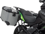 TRAX ADV Aluminum Case System - Silver - Kawasaki Versys 650 \'14-\'24 2014 - 2024