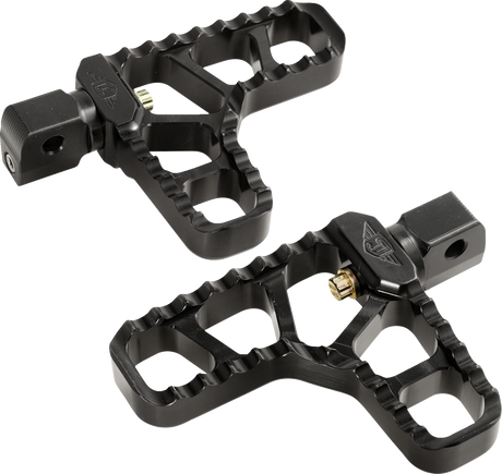 Serrated Heel Pegs - Black - Indian 2017 - 2024