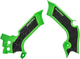 X-Grip Frame Guards - Green/Black - KX 250/450 2019 - 2023