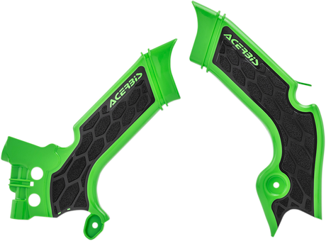X-Grip Frame Guards - Green/Black - KX 250/450 2019 - 2023