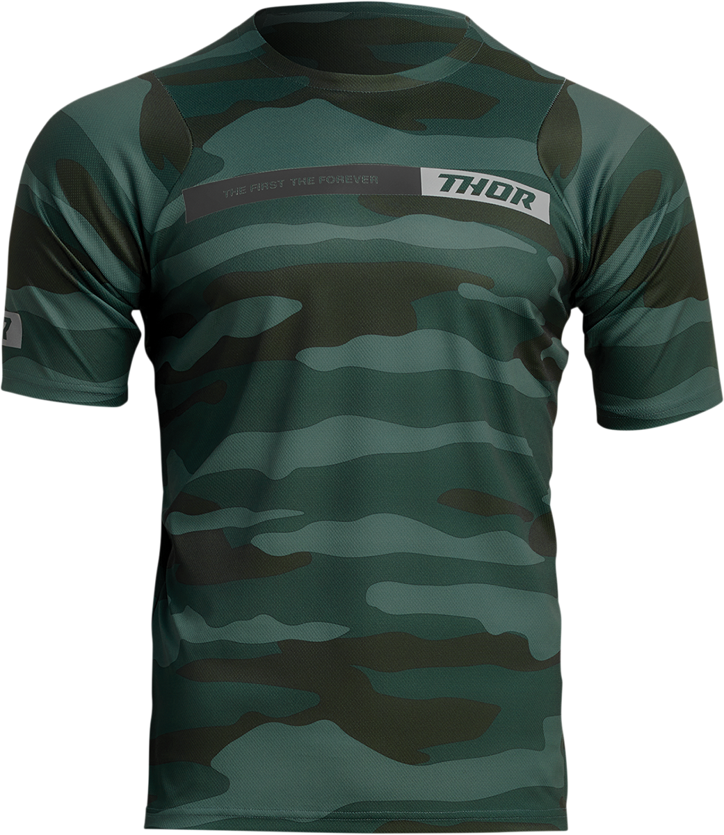 Assist Short-Sleeve Jersey - Camo Green - Medium
