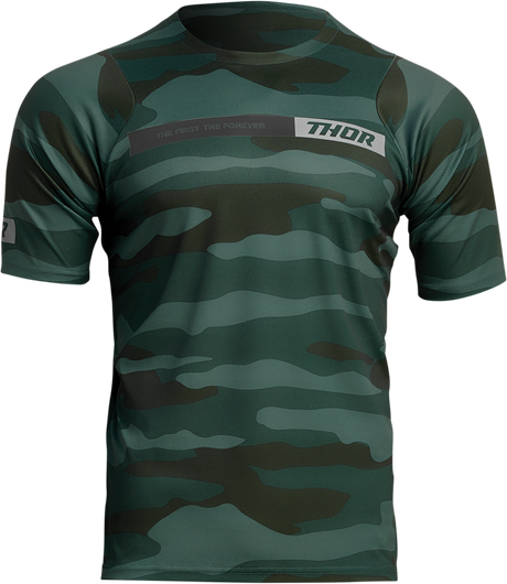 Assist Short-Sleeve Jersey - Camo Green - 2XL