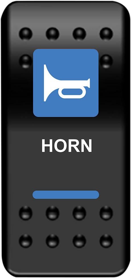 Rocker Switch - Horn - Blue