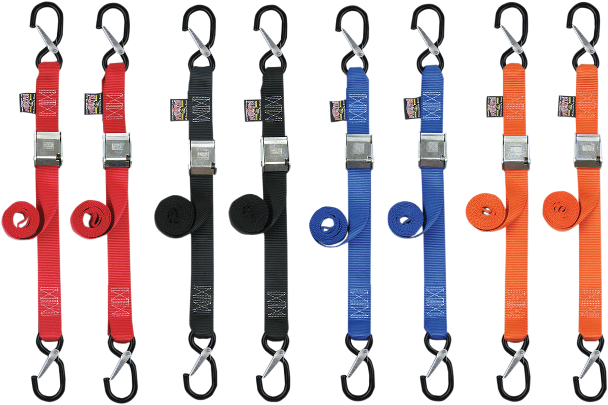 Cam Tie-Downs - 1-1/2\" x 5-1/2\' - Orange