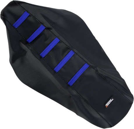Ribbed Seat Cover - Black Cover/Blue Ribs - Yamaha 2002 - 2021