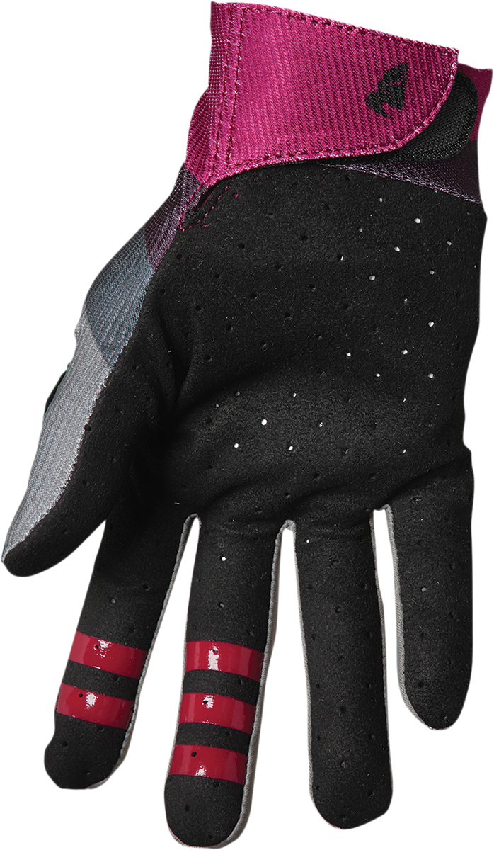 Assist React Gloves - Gray/Purple - XS