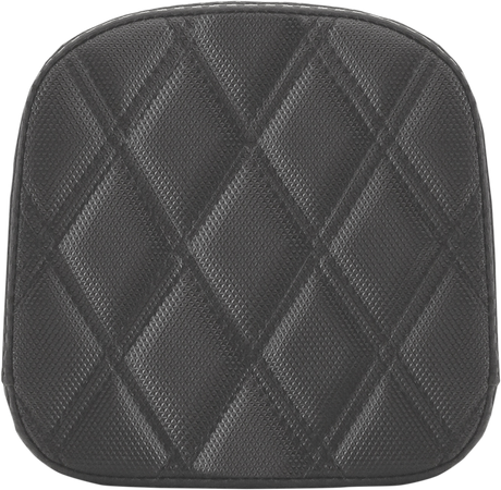 Sissy Bar Pad - Lattice Stitched - Black