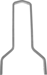 Square Sissy Bar - Chrome - 15.5\" H x 11\" W 2006 - 2024