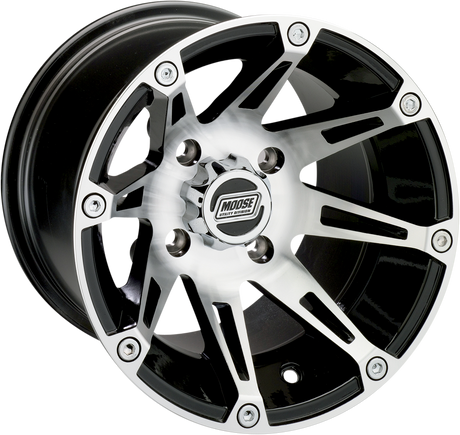 Wheel - 387X - Front - Machined Black - 14x7 - 4/110 - 4+3 1993 - 2013