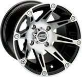 Wheel - 387X - Rear - Machined Black - 14x8 - 4/110 - 4+4 2004 - 2013