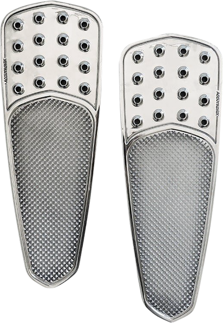 Front Floorboards - Chrome Knurled 1984 - 2021