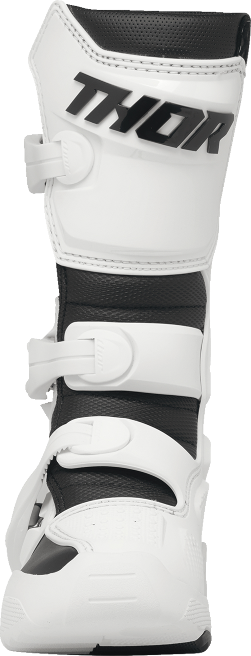 Youth Blitz XR Boots - White/Black - Size 1