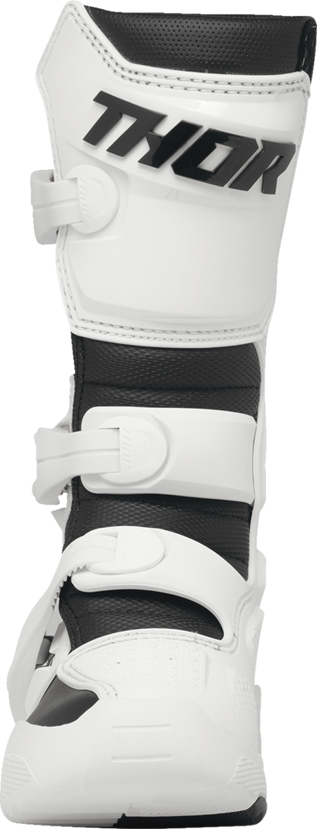 Youth Blitz XR Boots - White/Black - Size 1