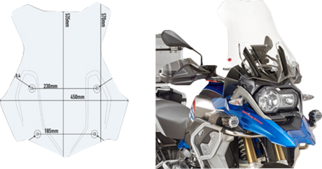 Windshield - Clear - BMW 2013 - 2019