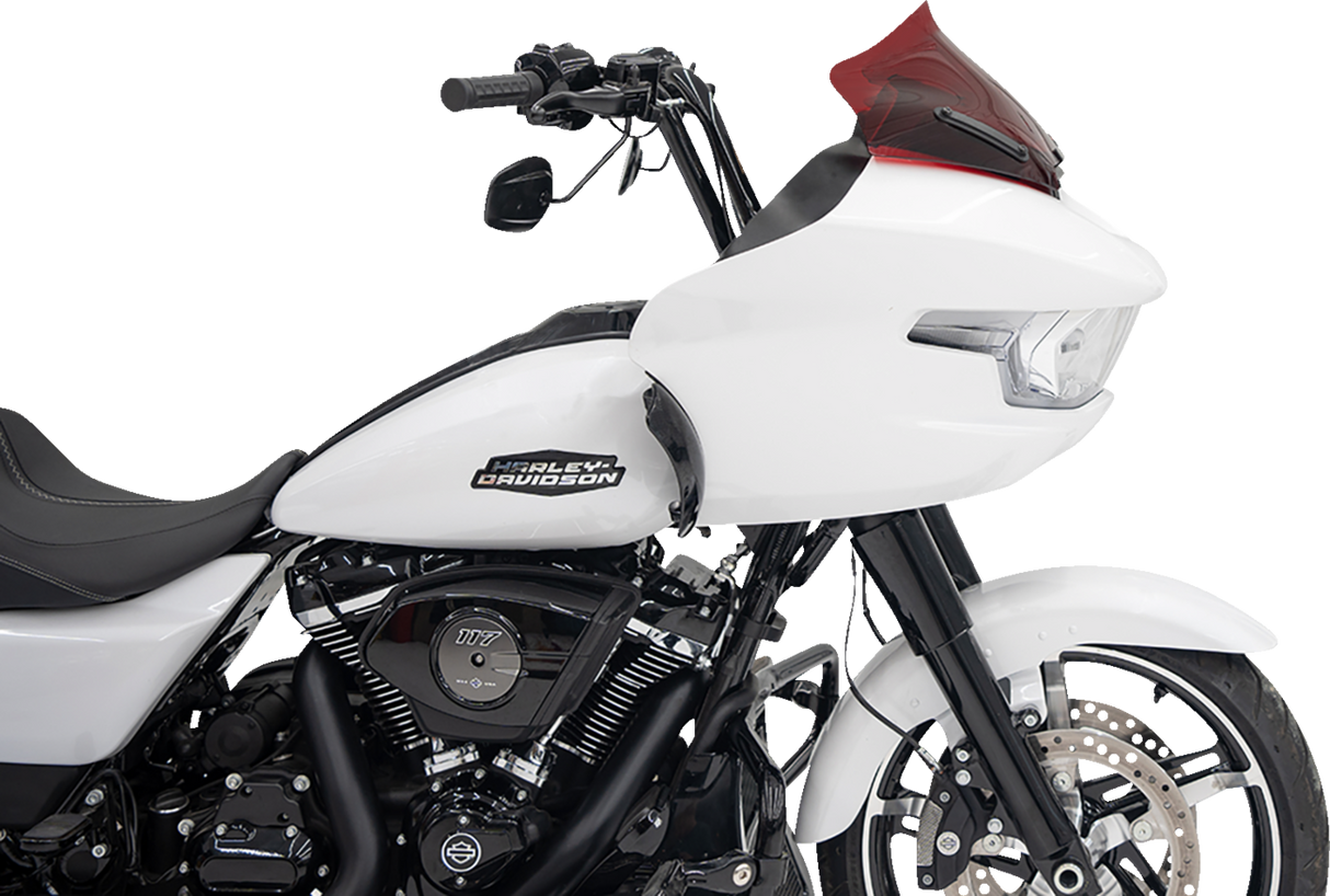 Kolor Flare™ Windshield - 10\" - Red - FLTR 2023 - 2024