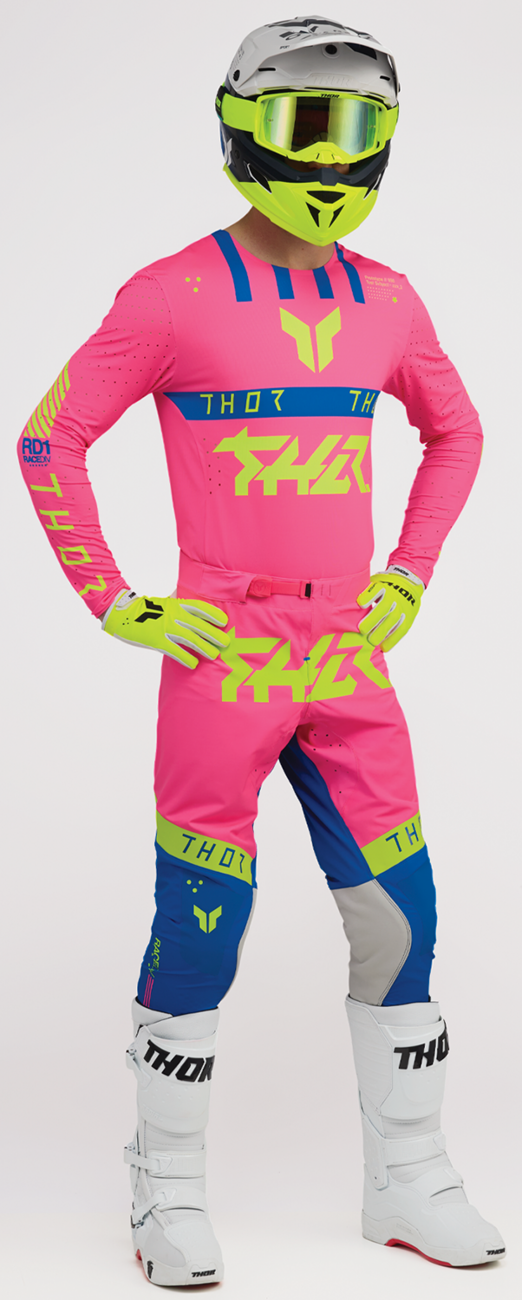 SPORTMODE Flite Neon [LE] Pants - Neon Pink/Blue - US 30