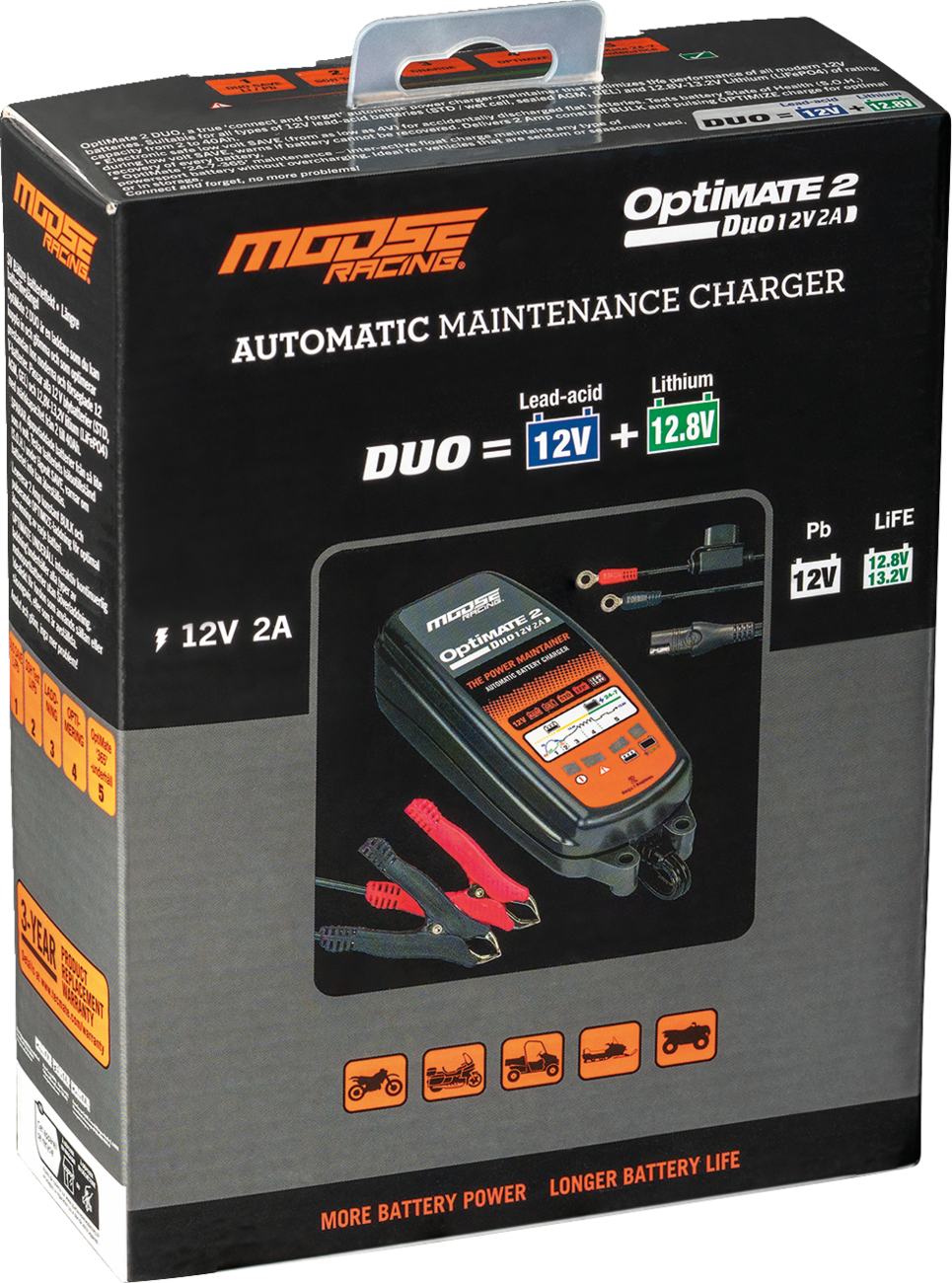 Battery Charger/Maintainer - Optimate 2 Duo