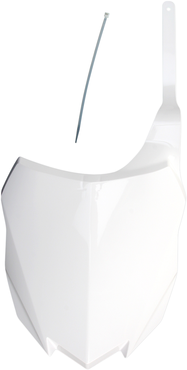 Front Number Plate - White 2013 - 2016