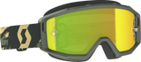 Primal Goggle - Camo Kaki - Yellow Chrome Works Lens
