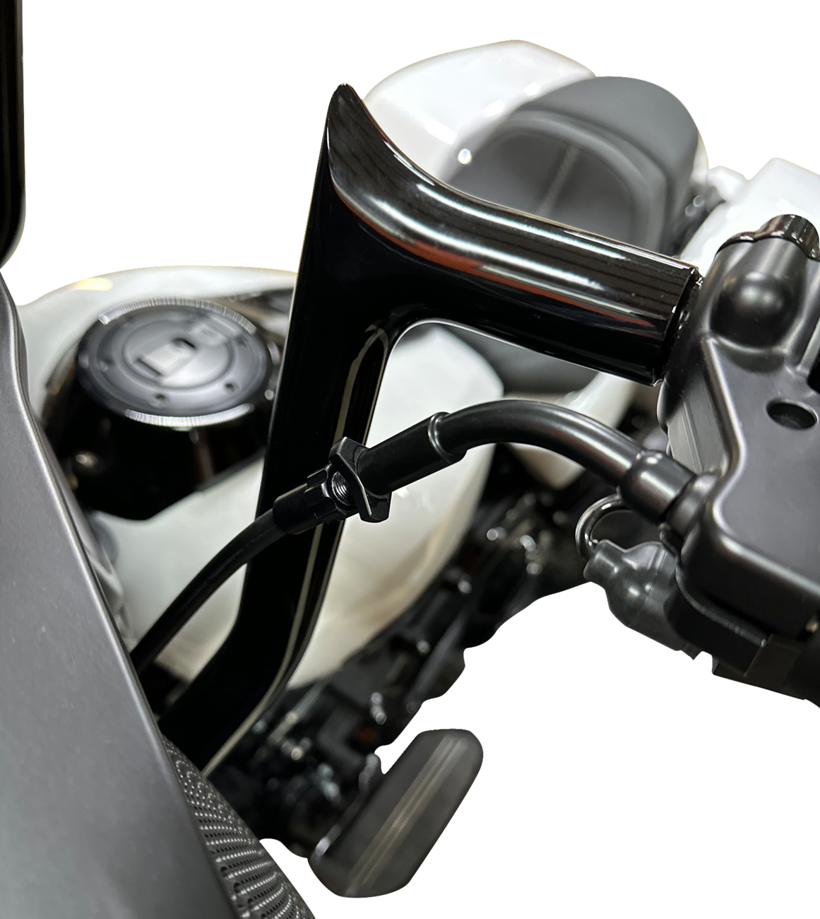 EZ Install Upper Clutch Cable - FLHX/FLTR SE - +8\" - Black 2023 - 2024