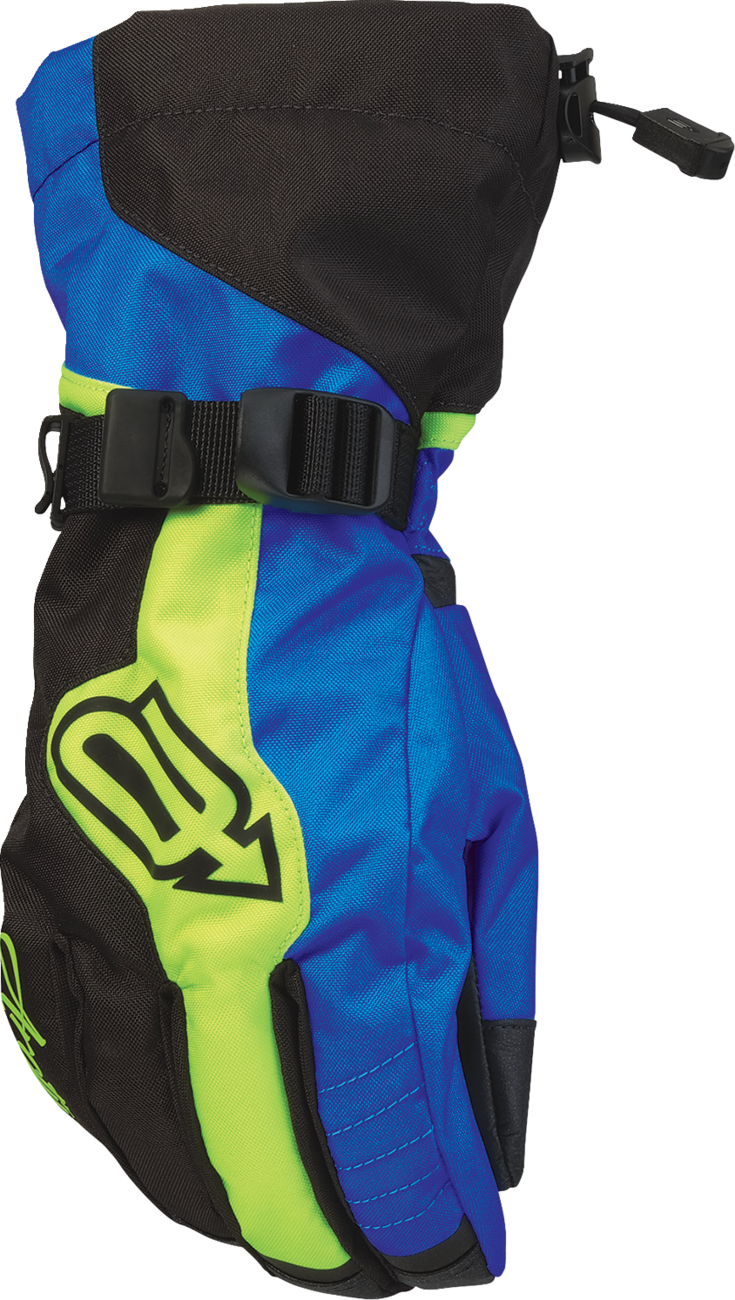 Women\'s Pivot 8 Gloves - Blue/Hi-Vis - XS