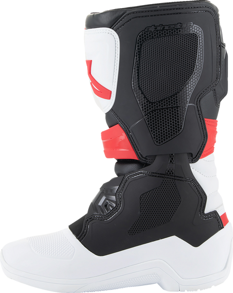 Youth Tech3S Boots - White/Black/Red - US 5 / EU 38