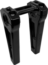 Risers - Straight - 6\" - Black